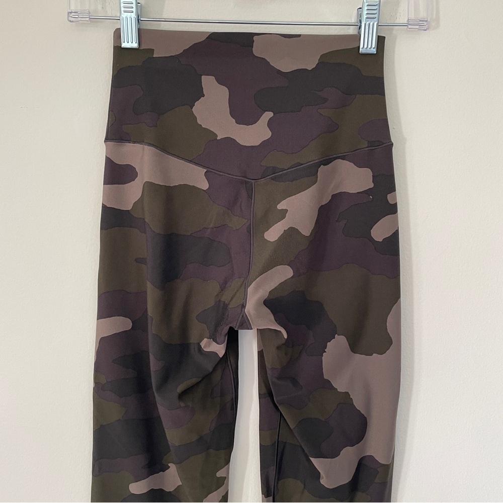 Aerie Camo Real Me High Rise Leggings Pants Athleisure Work Out Exercise Small - Picture 9 of 11